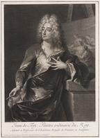 KG 12878
<br/>
Portret van Jean de Troy, peintre du Roy
<br/>
<em>La Vallée, Simon de (1680-1730)</em>